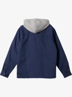 Quiksilver Jackets|New Aitor Hooded Jacket Naval Academy