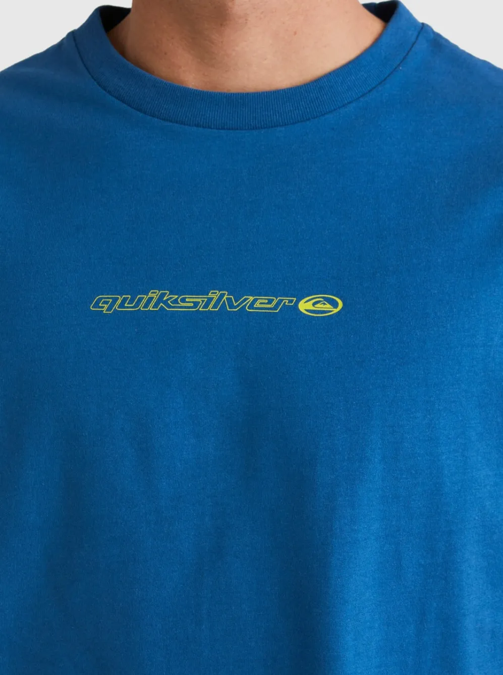Quiksilver Tees|New Instinct Short Sleeve Stn T-Shirt Dark Blue