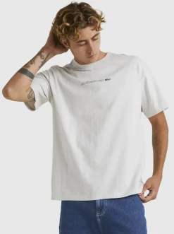 Quiksilver Tees|New Instinct Short Sleeve Stn T-Shirt Snow Heather