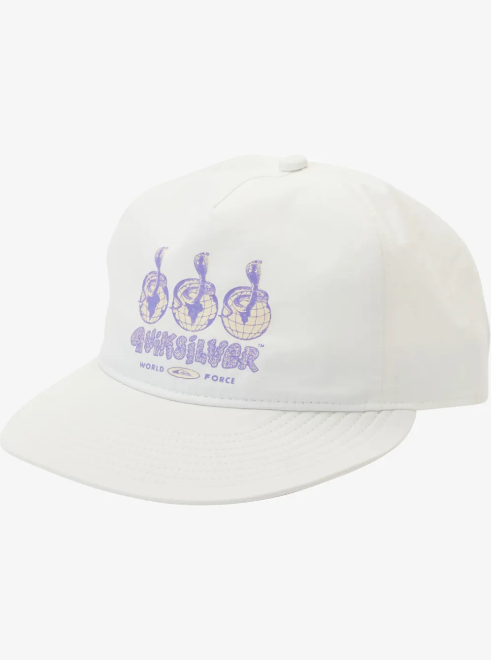 Quiksilver Hats|Nylo Cap Snapback Hat Snow White