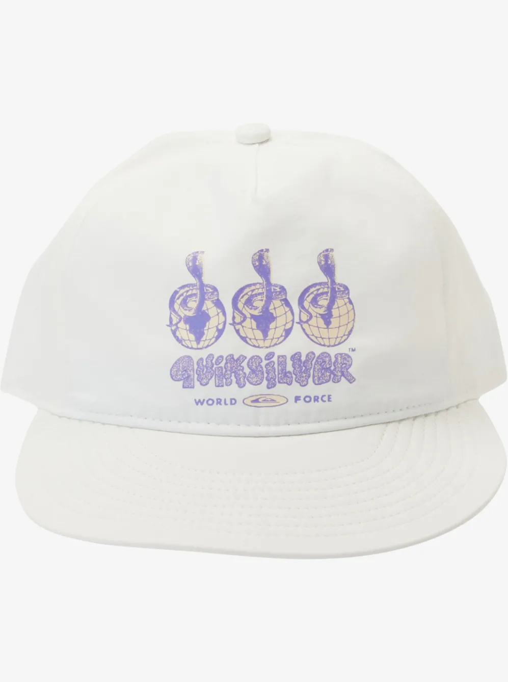 Quiksilver Hats|Nylo Cap Snapback Hat Snow White