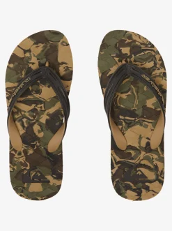 Quiksilver Sandals|Oahuey Sandals Green 2