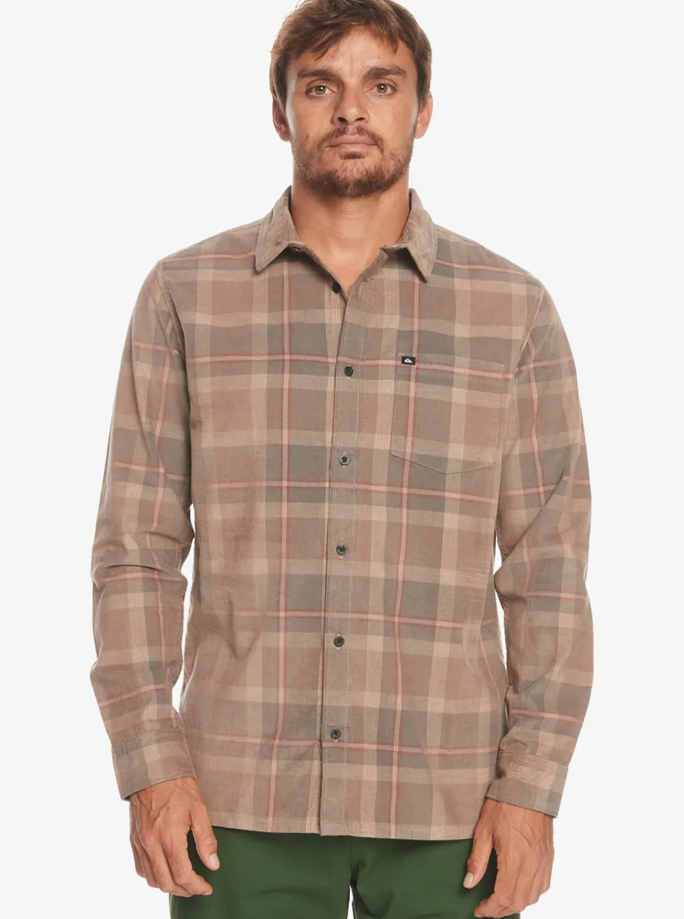 Quiksilver Shirts & Polos|Oakenhead Long Sleeve Shirt Fossil Oakenhead