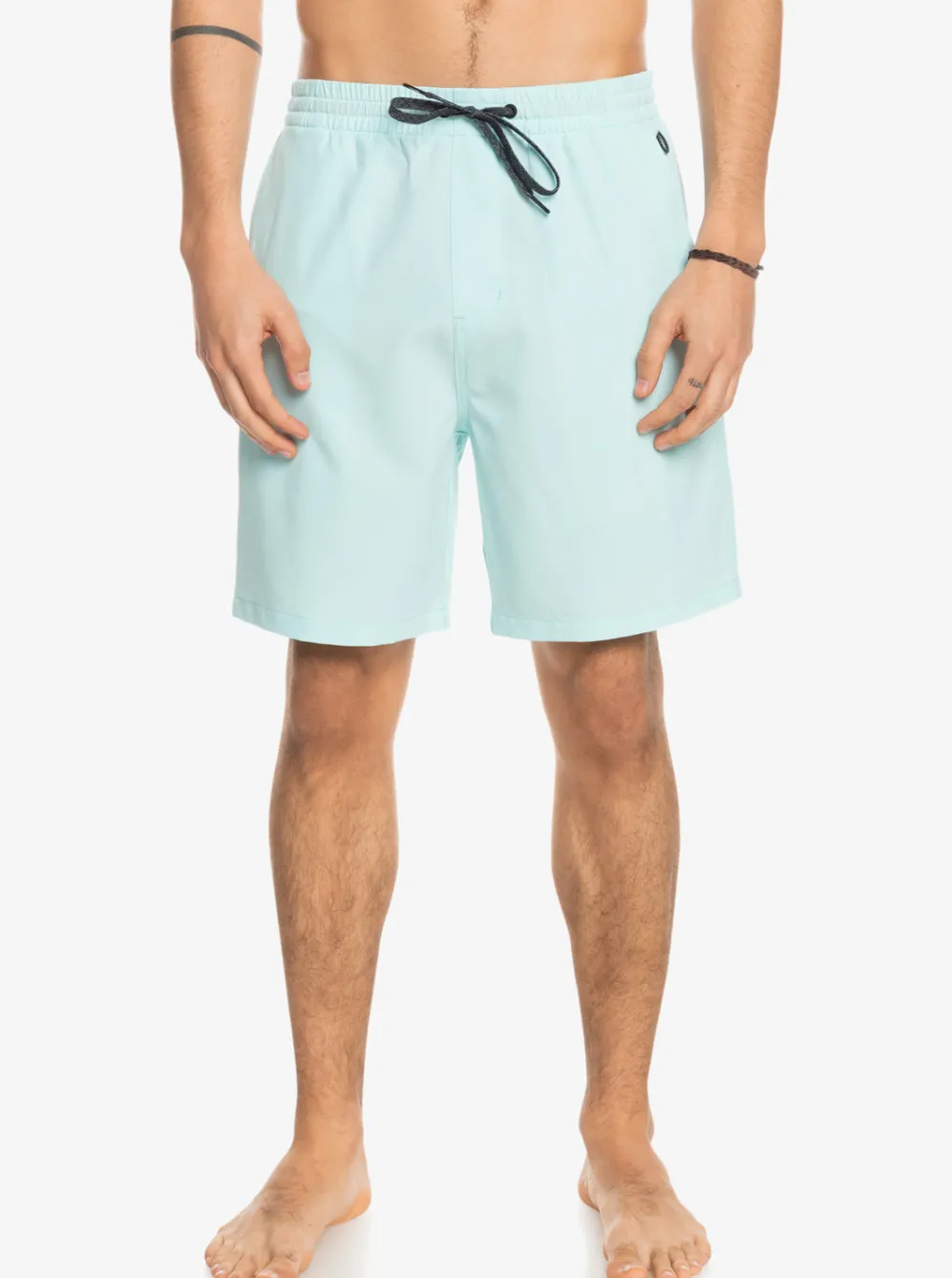 Quiksilver Boardshorts|Ocean Elastic Waist 18" Amphibian Shorts Iced Aqua