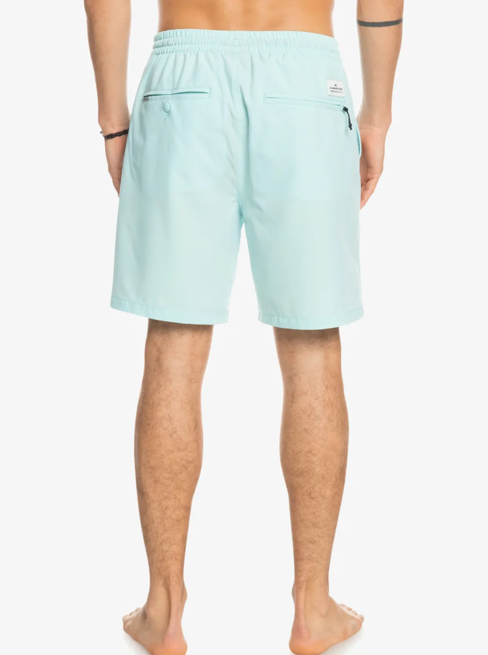 Quiksilver Boardshorts|Ocean Elastic Waist 18" Amphibian Shorts Iced Aqua