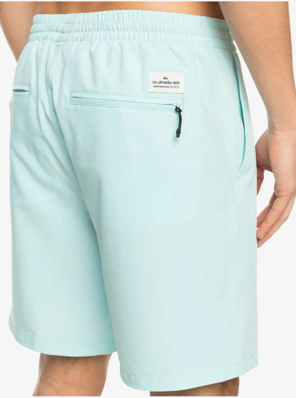 Quiksilver Boardshorts|Ocean Elastic Waist 18" Amphibian Shorts Iced Aqua