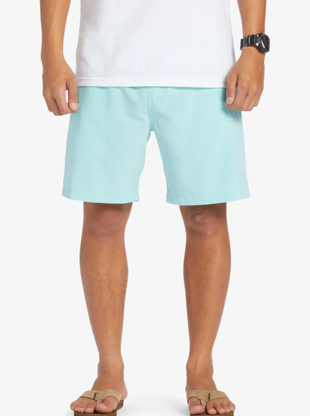 Quiksilver Boardshorts|Ocean Elastic Waist 18" Amphibian Shorts Angel Blue