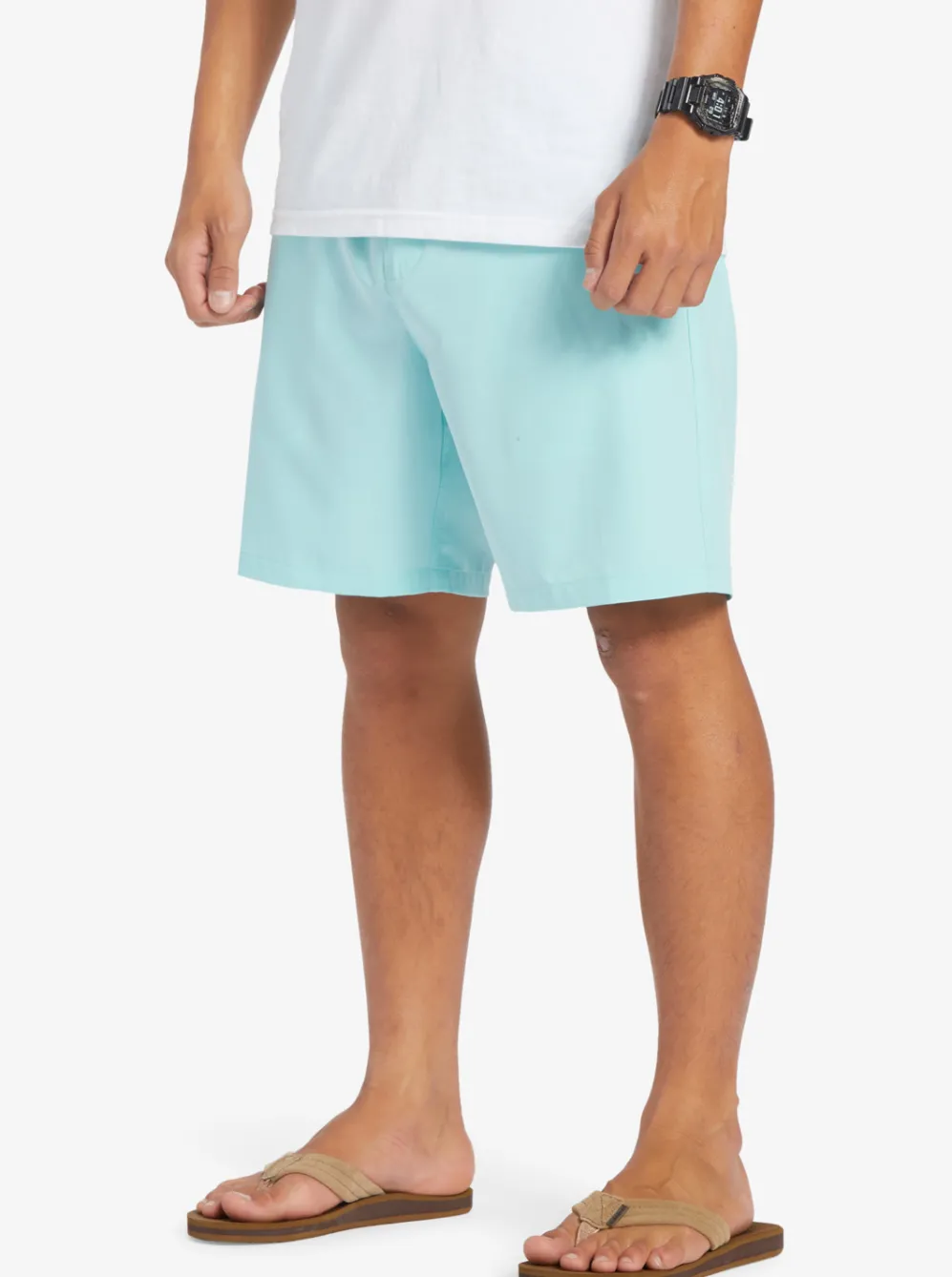 Quiksilver Boardshorts|Ocean Elastic Waist 18" Amphibian Shorts Angel Blue