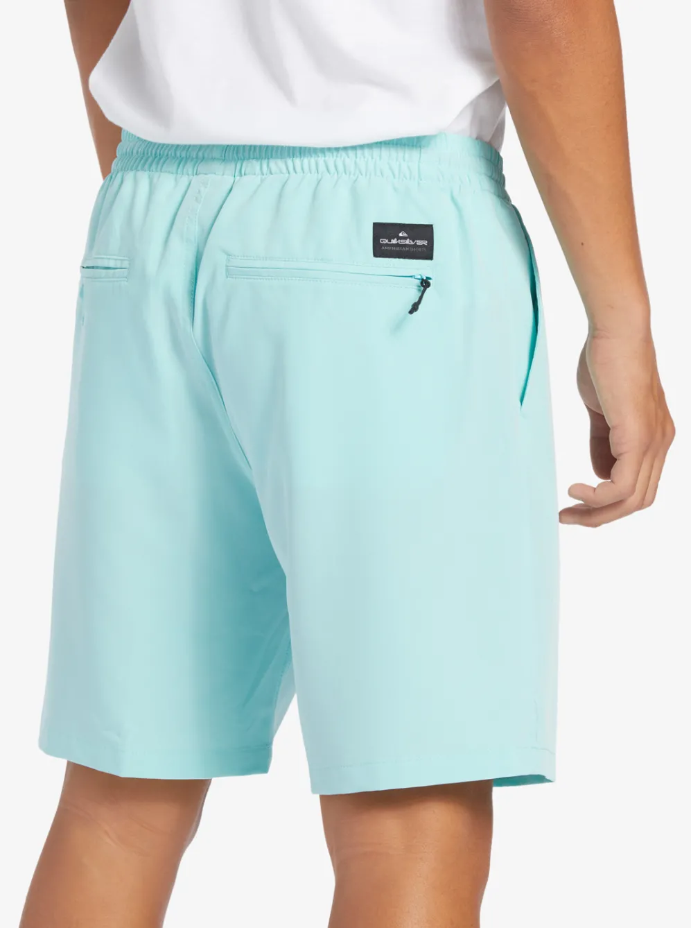 Quiksilver Boardshorts|Ocean Elastic Waist 18" Amphibian Shorts Angel Blue