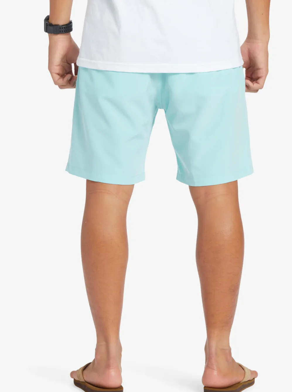 Quiksilver Boardshorts|Ocean Elastic Waist 18" Amphibian Shorts Angel Blue