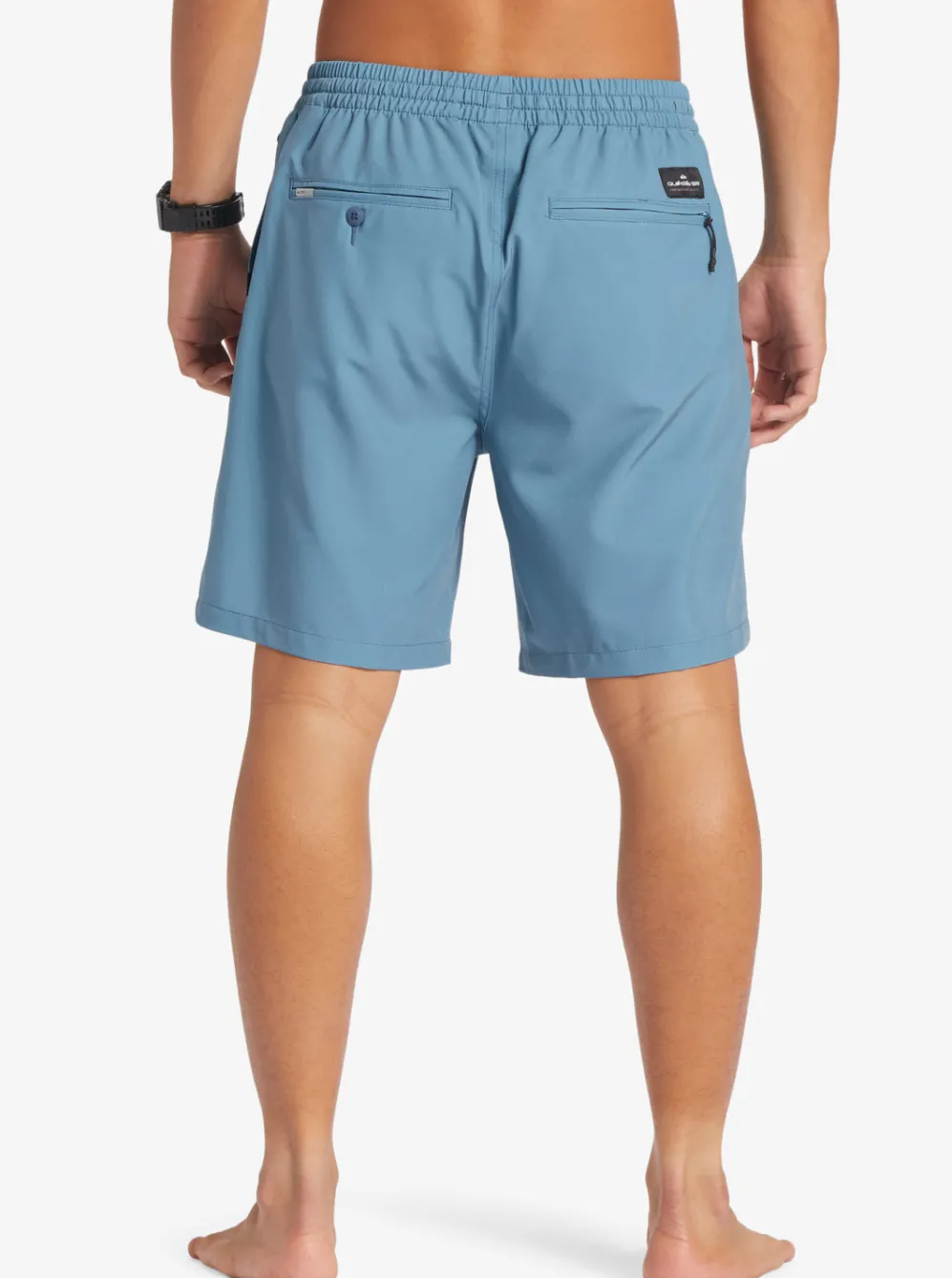 Quiksilver Boardshorts|Ocean Elastic Waist 18" Amphibian Shorts Aegean Blue