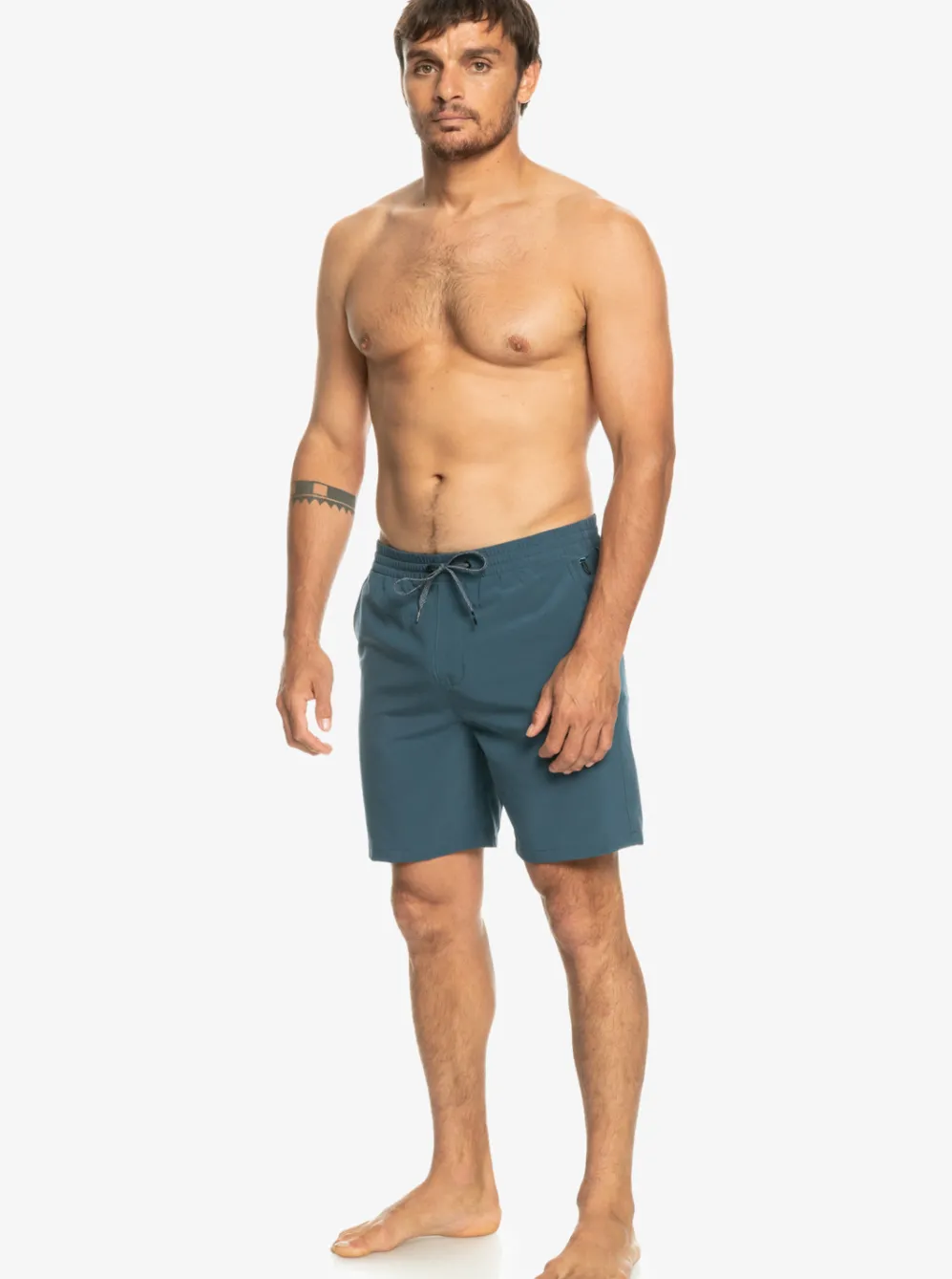 Quiksilver Boardshorts|Ocean Elastic Waist 18" Amphibian Shorts Midnight Navy