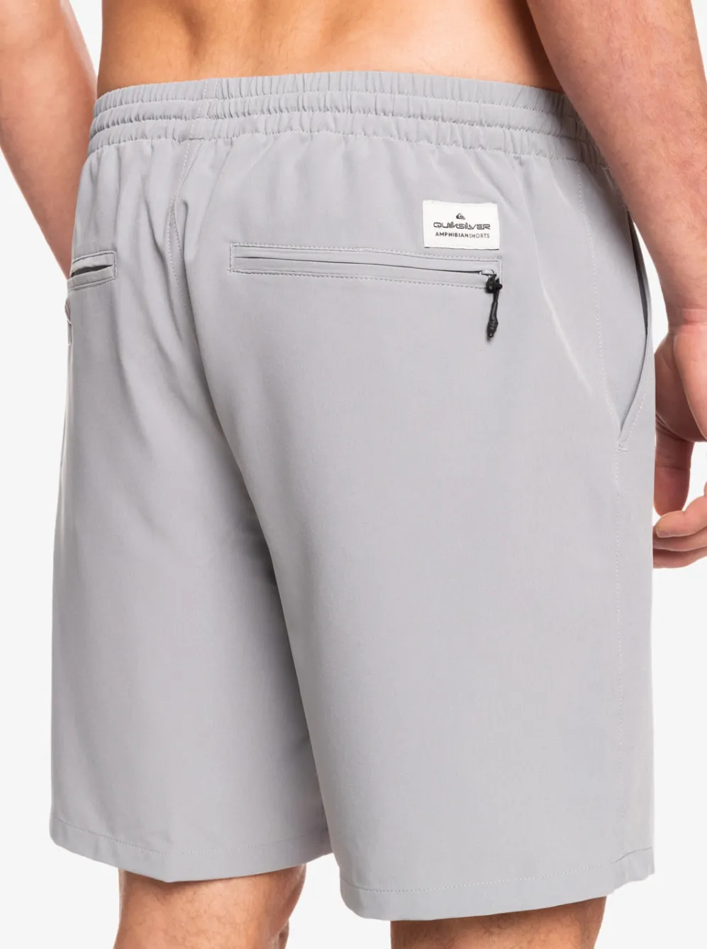 Quiksilver Boardshorts|Ocean Elastic Waist 18" Amphibian Shorts Sleet