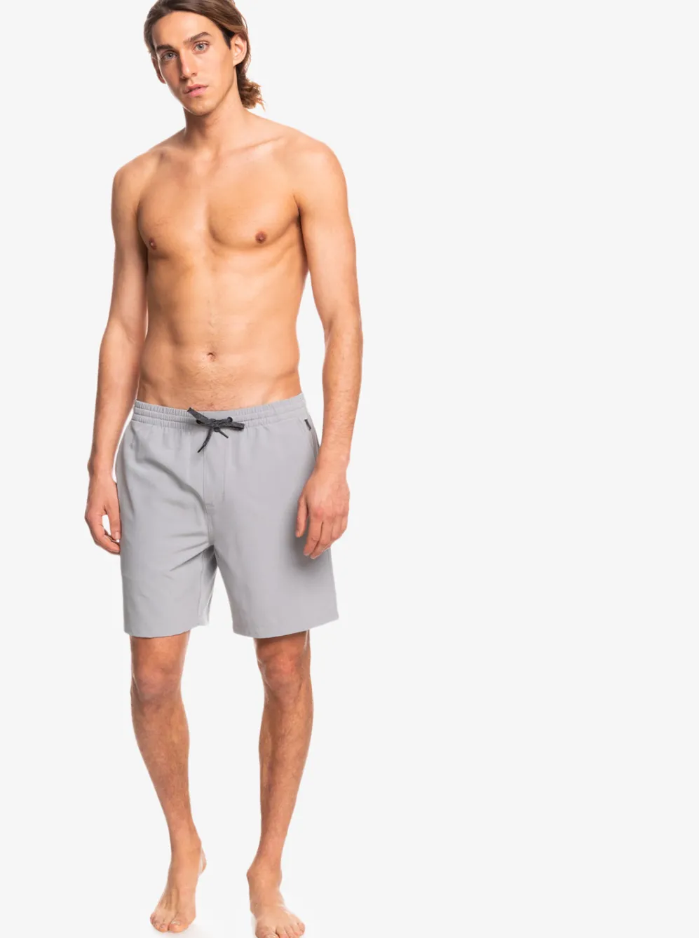 Quiksilver Boardshorts|Ocean Elastic Waist 18" Amphibian Shorts Sleet