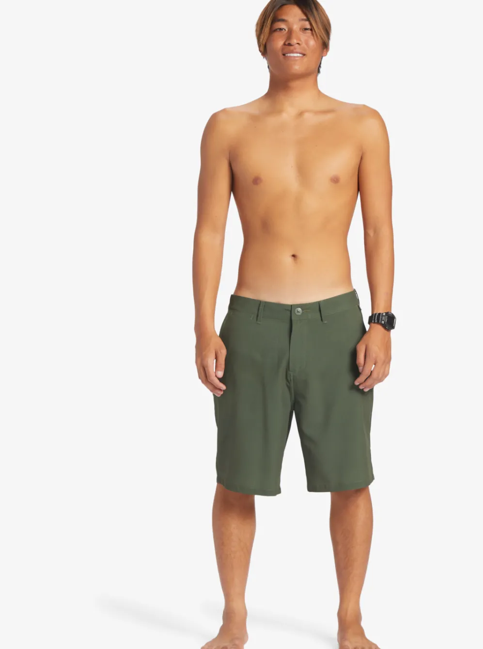 Quiksilver Boardshorts|Ocean Union Amphibian 20" Hybrid Shorts Climbing Ivy