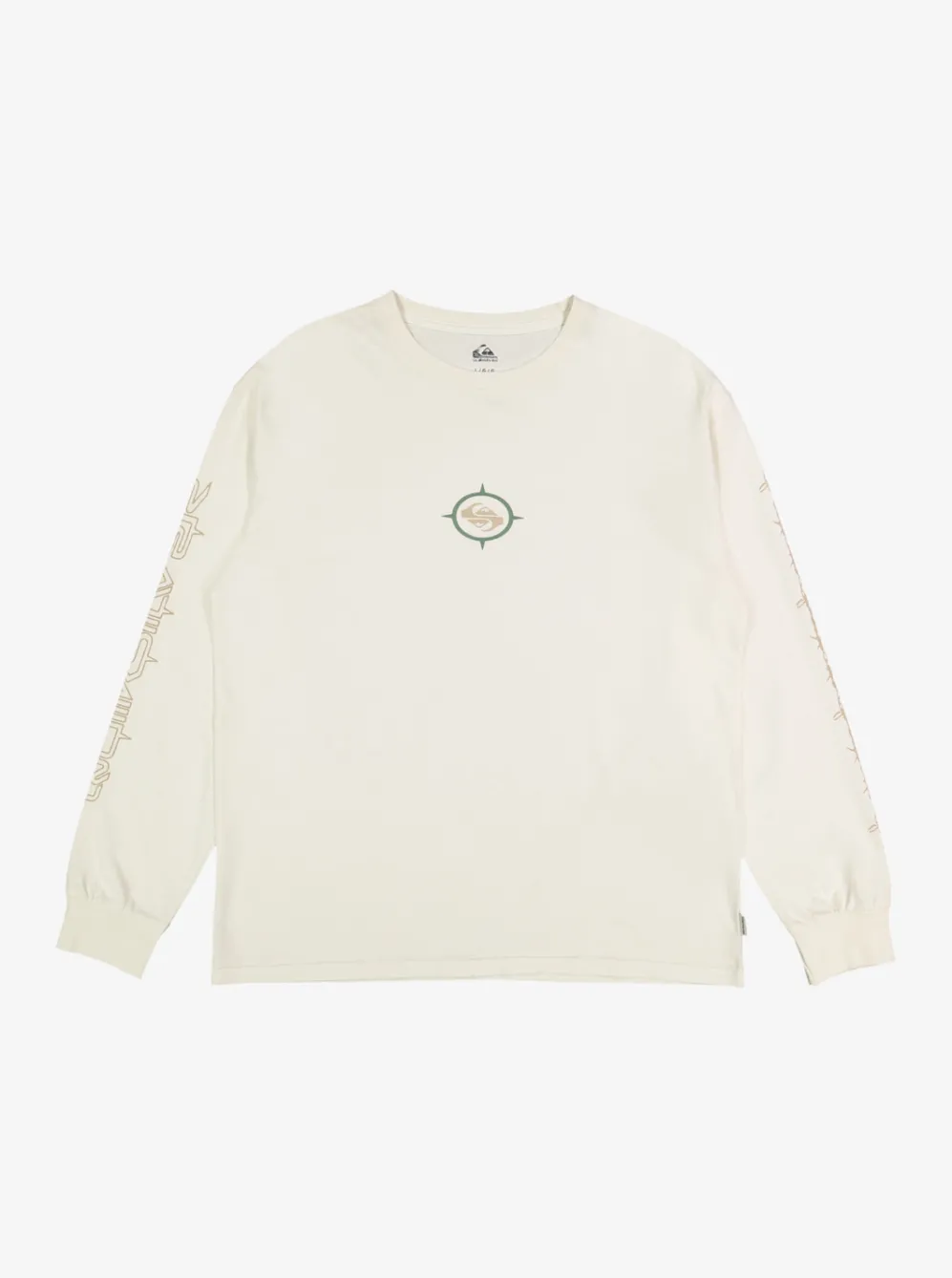 Quiksilver Tees|Off Grid Long Sleeve T-Shirt Snow White