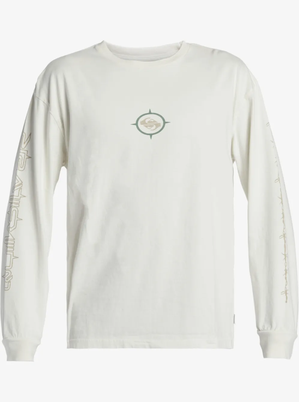 Quiksilver Tees|Off Grid Long Sleeve T-Shirt Snow White