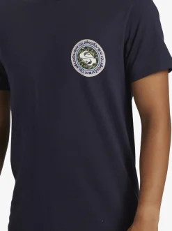 Quiksilver Tees|Omni Circle T-Shirt Navy Blazer