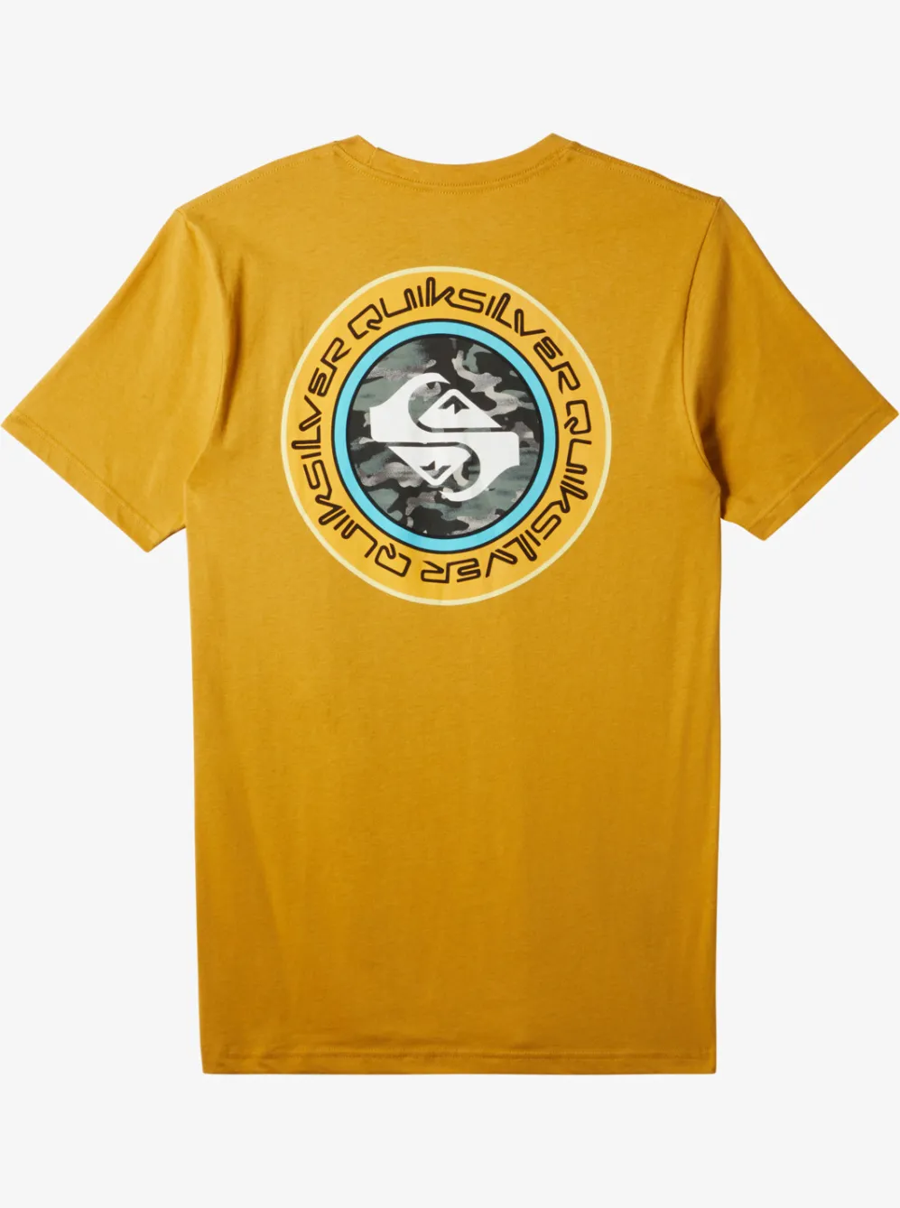 Quiksilver Tees|Omni Circle T-Shirt Mustard