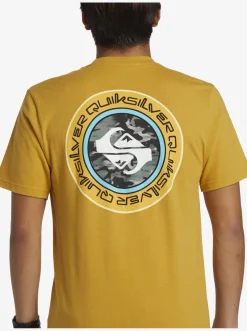 Quiksilver Tees|Omni Circle T-Shirt Mustard