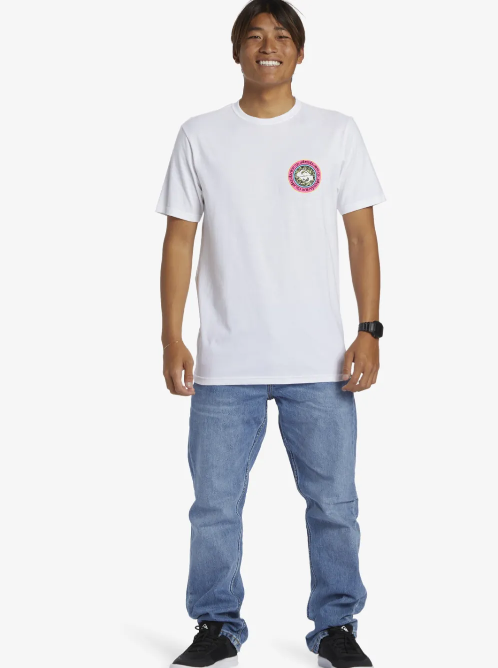 Quiksilver Tees|Omni Circle T-Shirt White