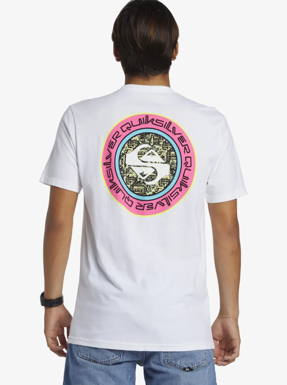 Quiksilver Tees|Omni Circle T-Shirt White
