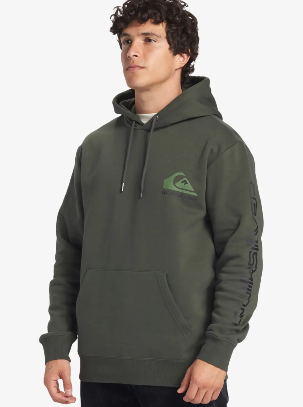 Quiksilver Sweatshirts & Hoodies|Omni Logo Hoodie Climbing Ivy