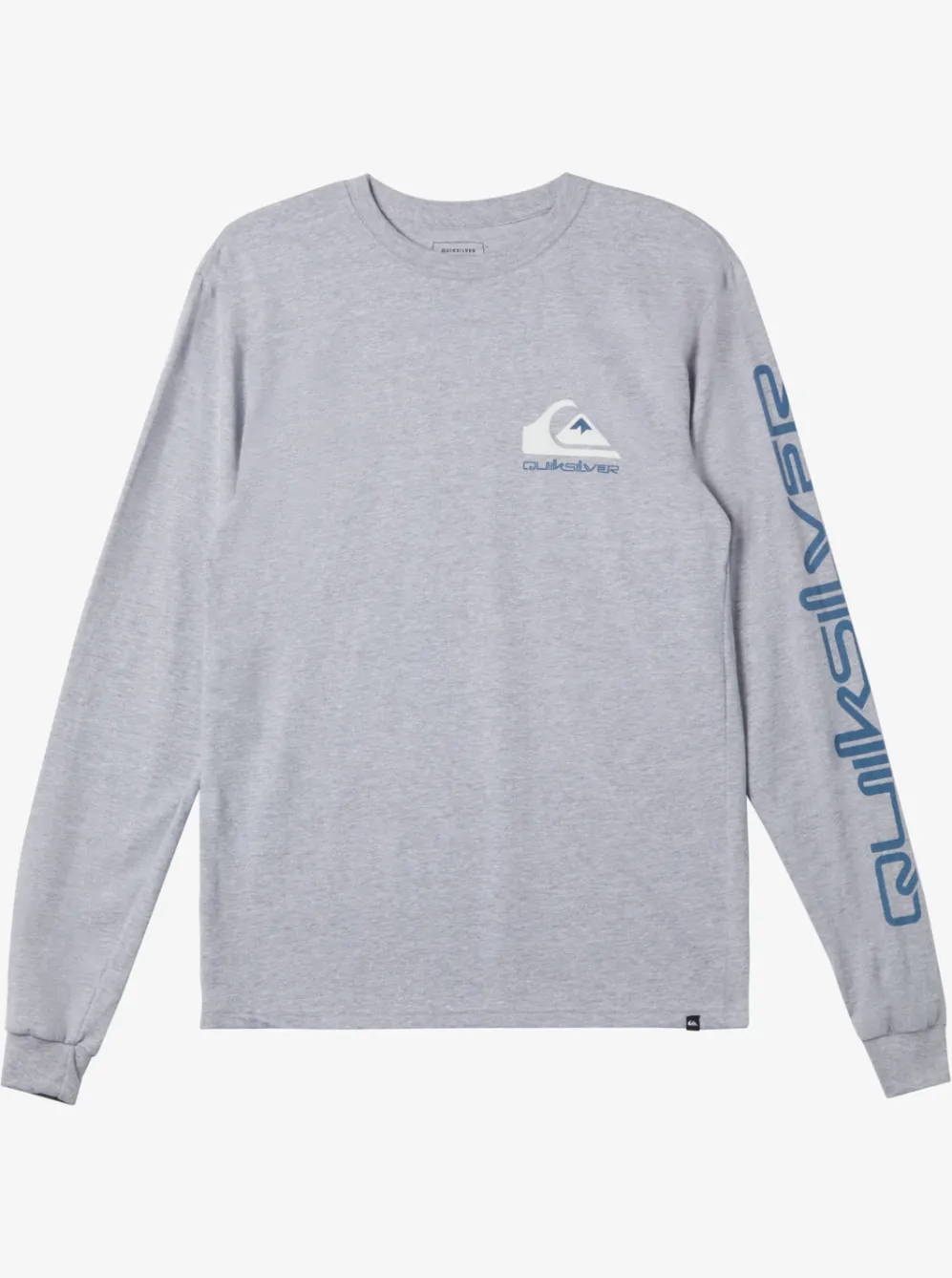 Quiksilver Tees|Omni Logo Long Sleeve T-Shirt Athletic Heather