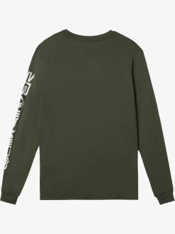 Quiksilver Tees|Omni Logo Long Sleeve T-Shirt Climbing Ivy