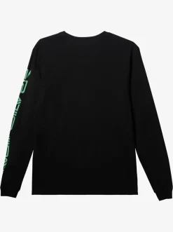 Quiksilver Tees|Omni Logo Long Sleeve T-Shirt Black