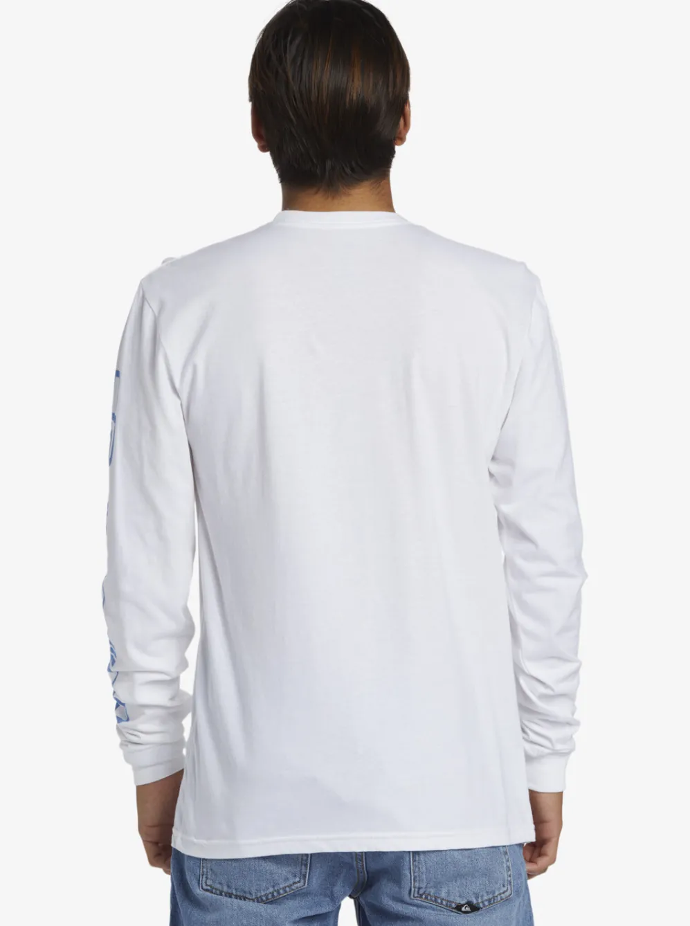 Quiksilver Tees|Omni Logo Long Sleeve T-Shirt White