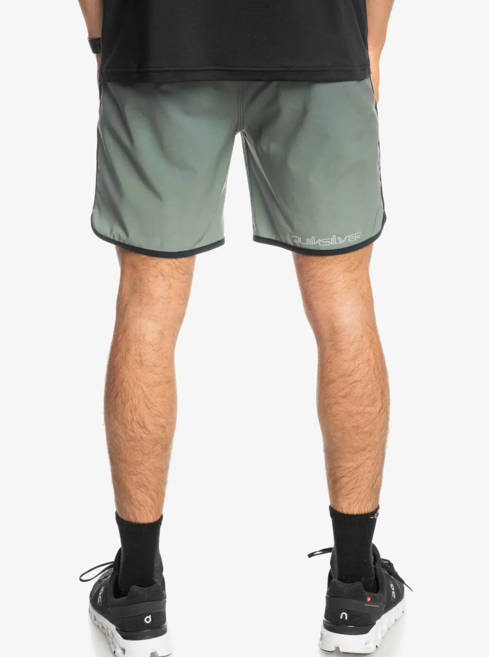 Quiksilver Boardshorts|Omni Scallop 17" Amphibian Boardshorts Laurel Wreath