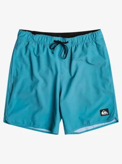 Quiksilver Boardshorts|Omni Scallop 17" Amphibian Boardshorts Brittany Blue