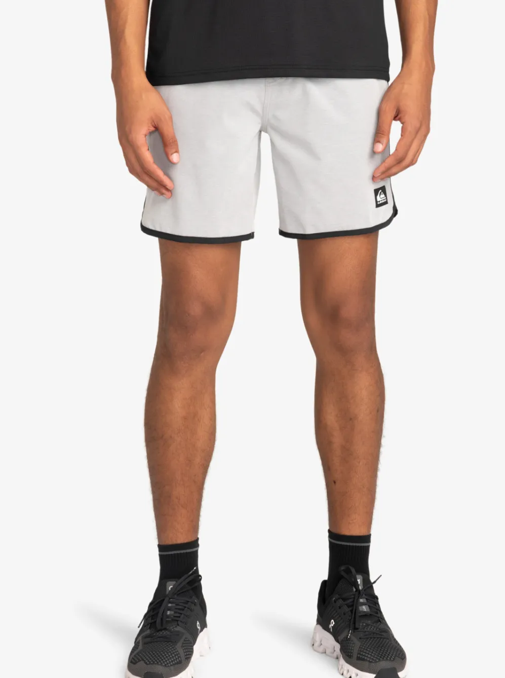 Quiksilver Boardshorts|Omni Scallop 17" Amphibian Boardshorts Sleet