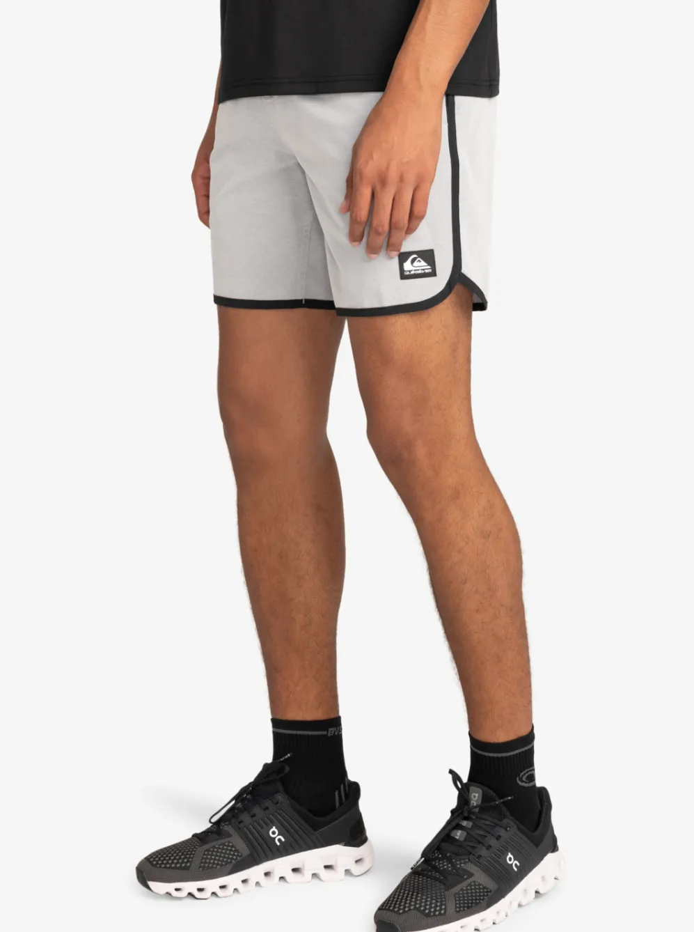 Quiksilver Boardshorts|Omni Scallop 17" Amphibian Boardshorts Sleet