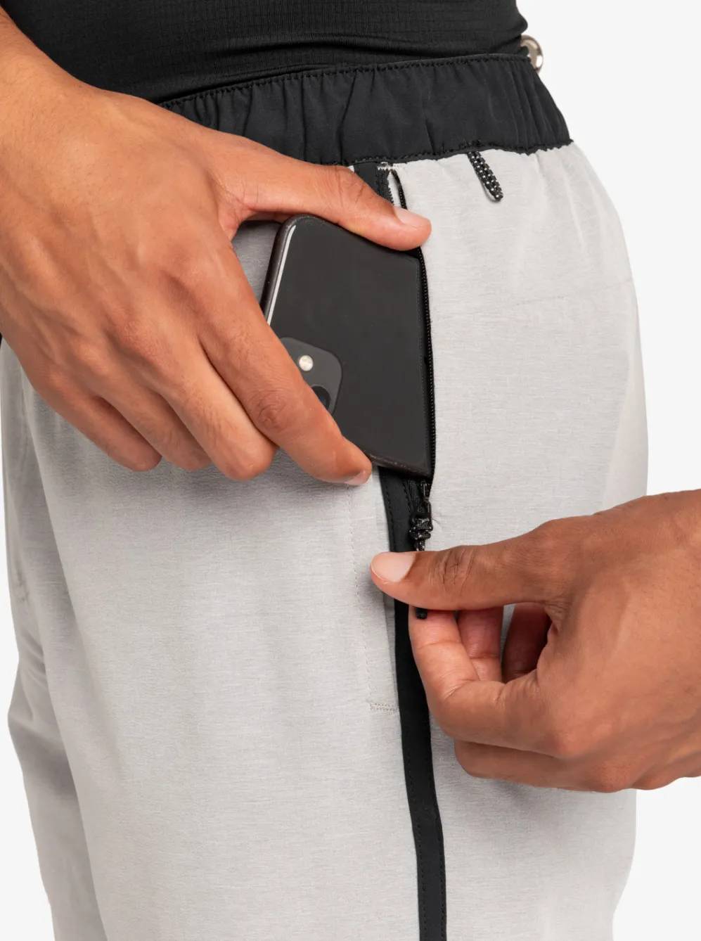 Quiksilver Boardshorts|Omni Scallop 17" Amphibian Boardshorts Sleet