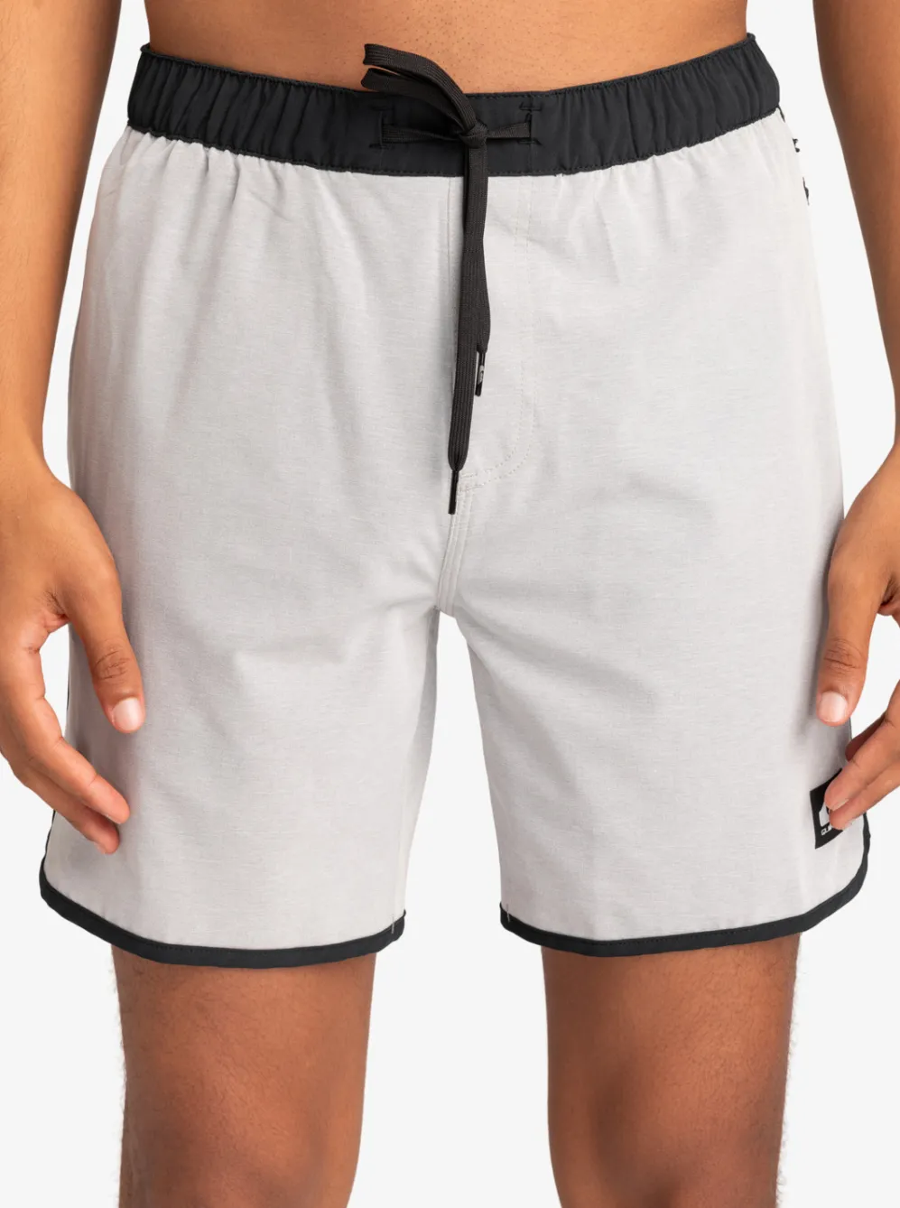 Quiksilver Boardshorts|Omni Scallop 17" Amphibian Boardshorts Sleet