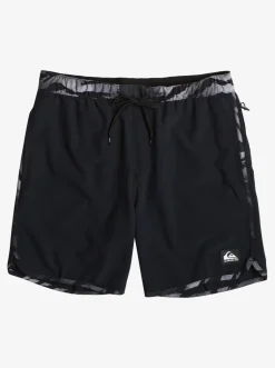 Quiksilver Boardshorts|Omni Scallop 17" Amphibian Boardshorts Black