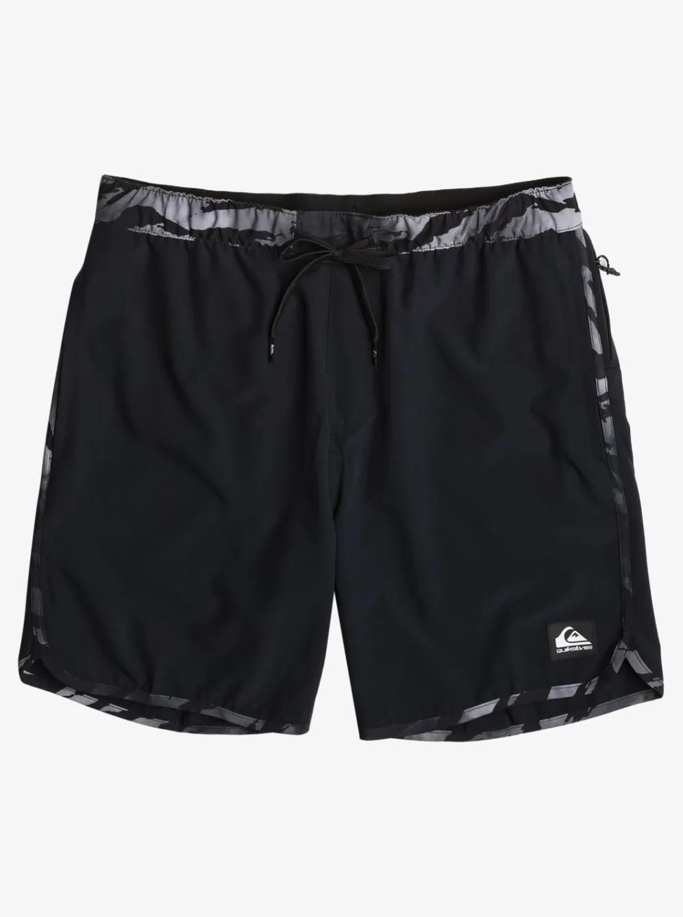 Quiksilver Boardshorts|Omni Scallop 17" Amphibian Boardshorts Black