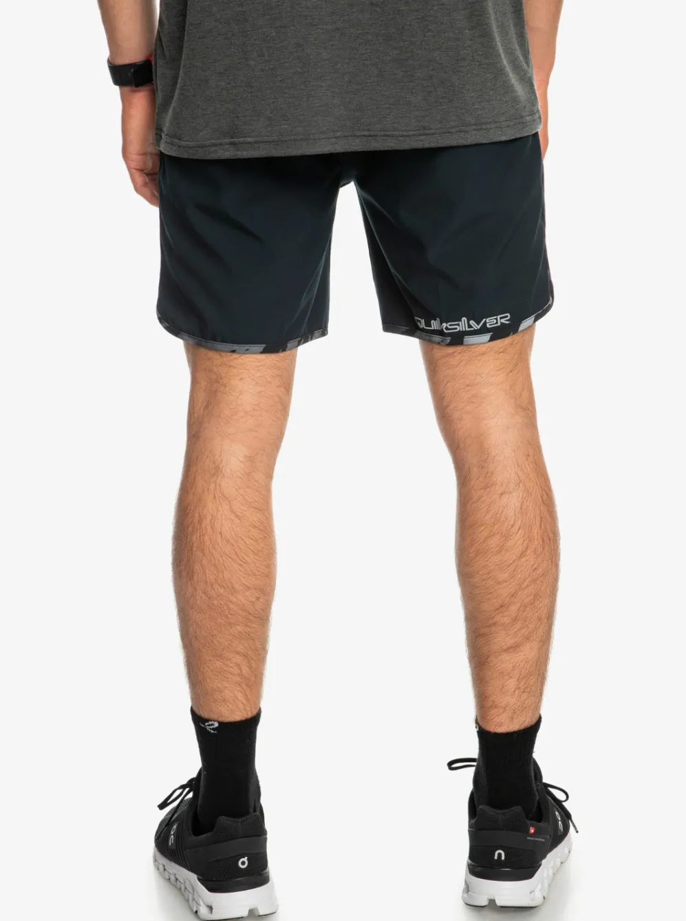 Quiksilver Boardshorts|Omni Scallop 17" Amphibian Boardshorts Black