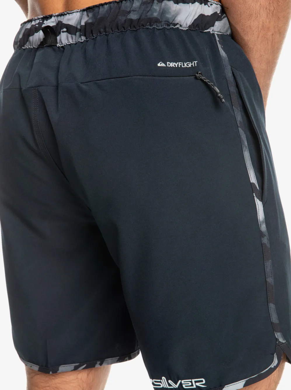 Quiksilver Boardshorts|Omni Scallop 17" Amphibian Boardshorts Black