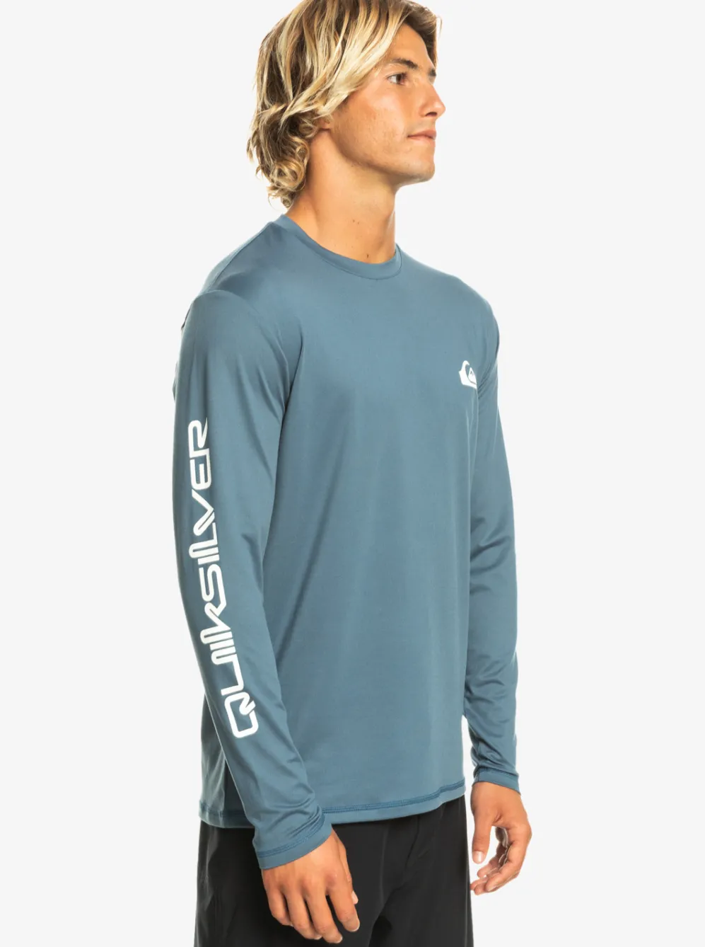 Quiksilver Rashguards|Omni Session Long Sleeve Upf 50 Surf T-Shirt Bering Sea