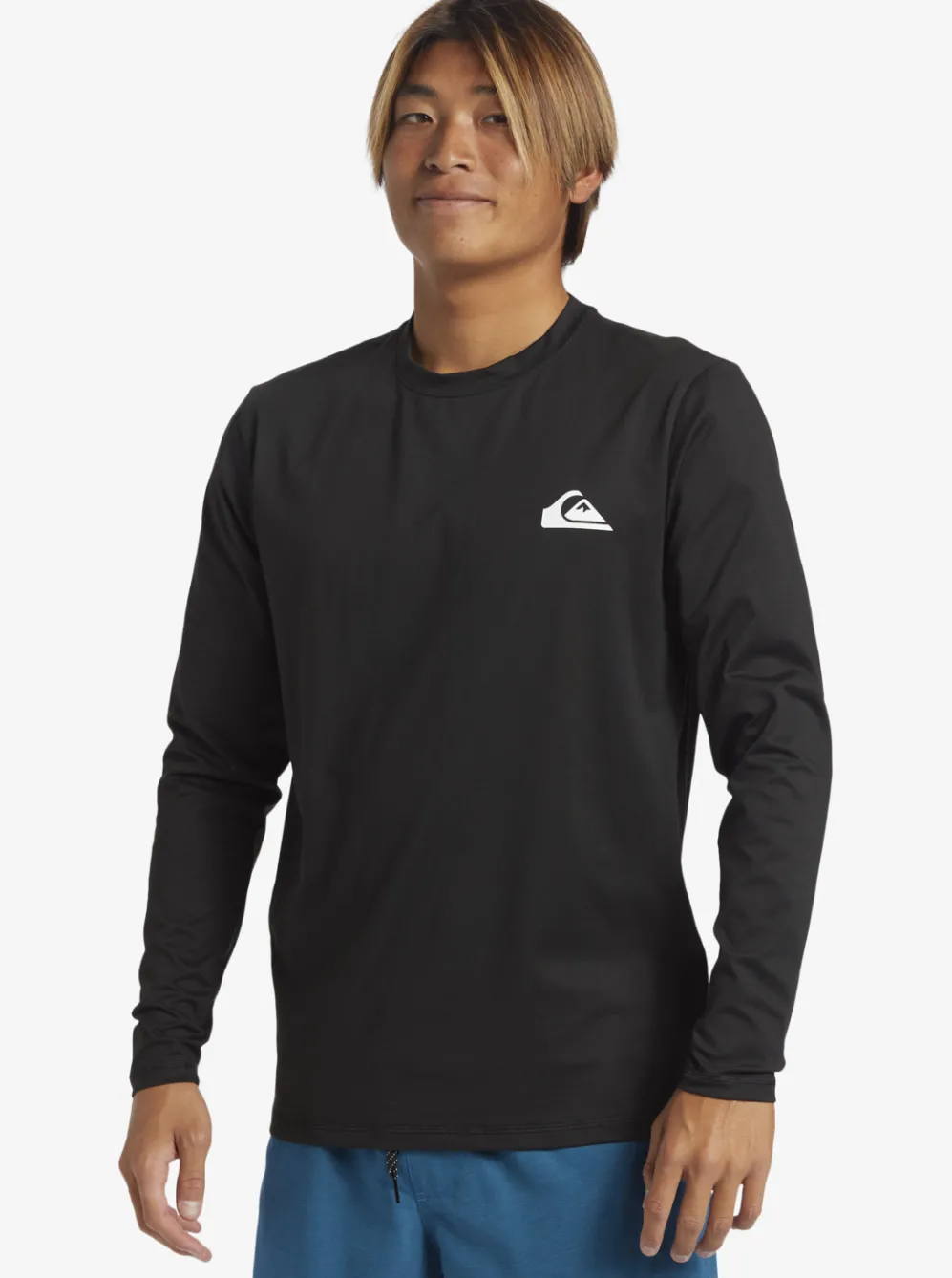 Quiksilver Rashguards|Omni Session Long Sleeve Upf 50 Surf T-Shirt Black