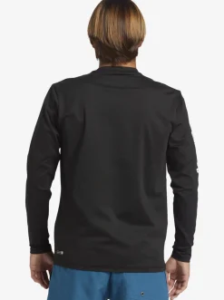 Quiksilver Rashguards|Omni Session Long Sleeve Upf 50 Surf T-Shirt Black
