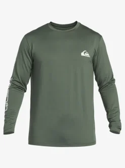 Quiksilver Rashguards|Omni Session Long Sleeve Upf 50 Surf T-Shirt Laurel Wreath