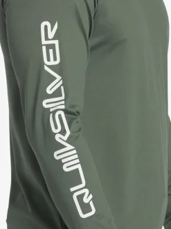 Quiksilver Rashguards|Omni Session Long Sleeve Upf 50 Surf T-Shirt Laurel Wreath