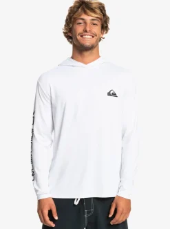 Quiksilver Rashguards|Omni Session Upf 50 Long Sleeve Surf Tee White