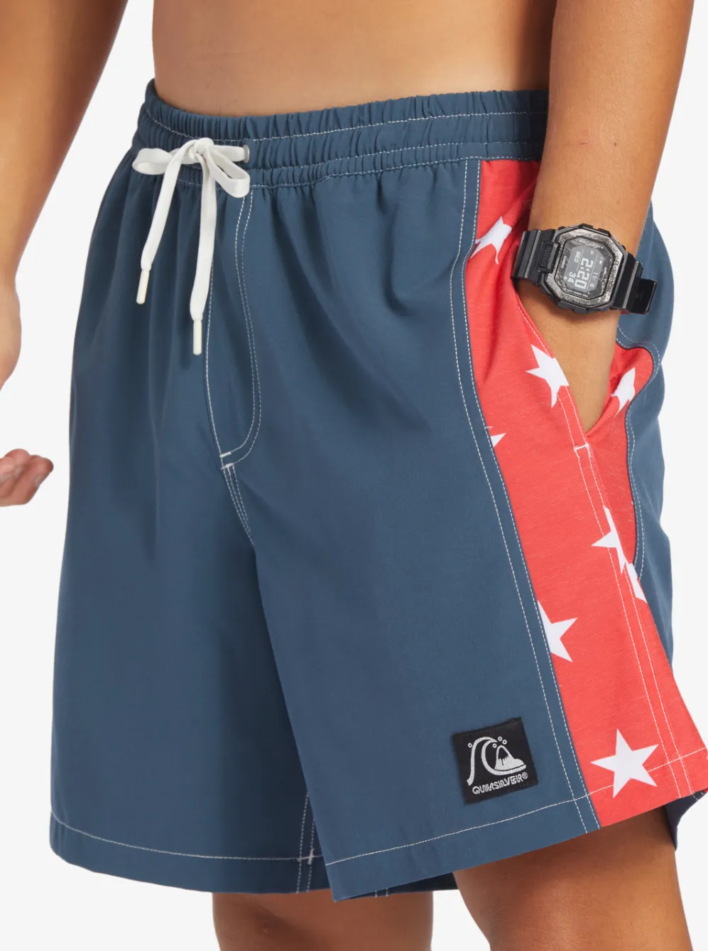 Quiksilver Elastic Waist|Original Arch 17" Volleys Midnight Navy