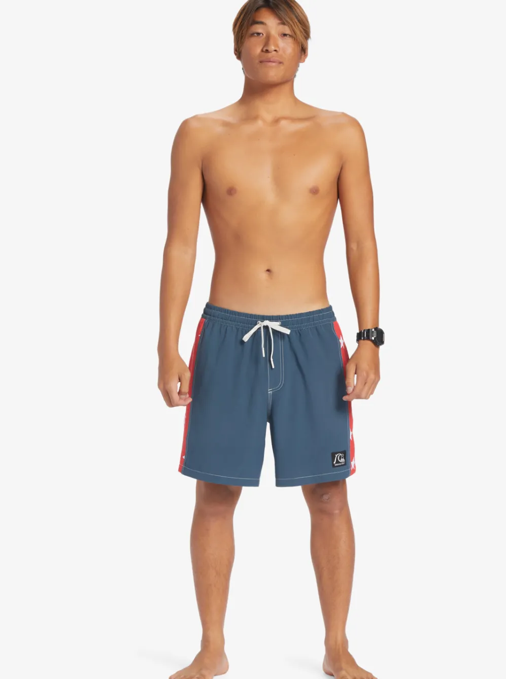 Quiksilver Elastic Waist|Original Arch 17" Volleys Midnight Navy