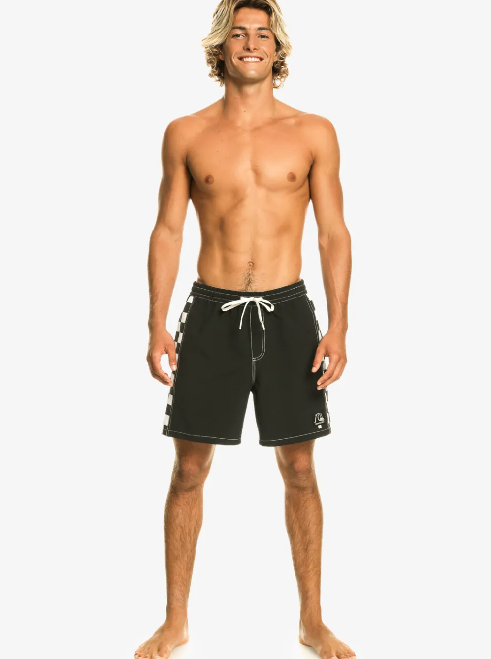 Quiksilver Elastic Waist|Original Arch 17" Volleys Black